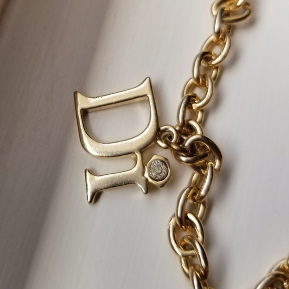 DI Bear and Fish Gold Toned Charm Bracelet - Picture 4 of 7